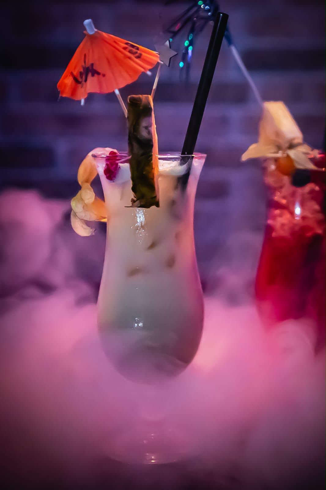 Piña Colada mit Nebel