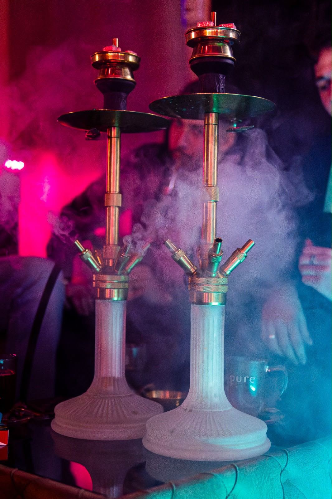 Shisha im Rauch